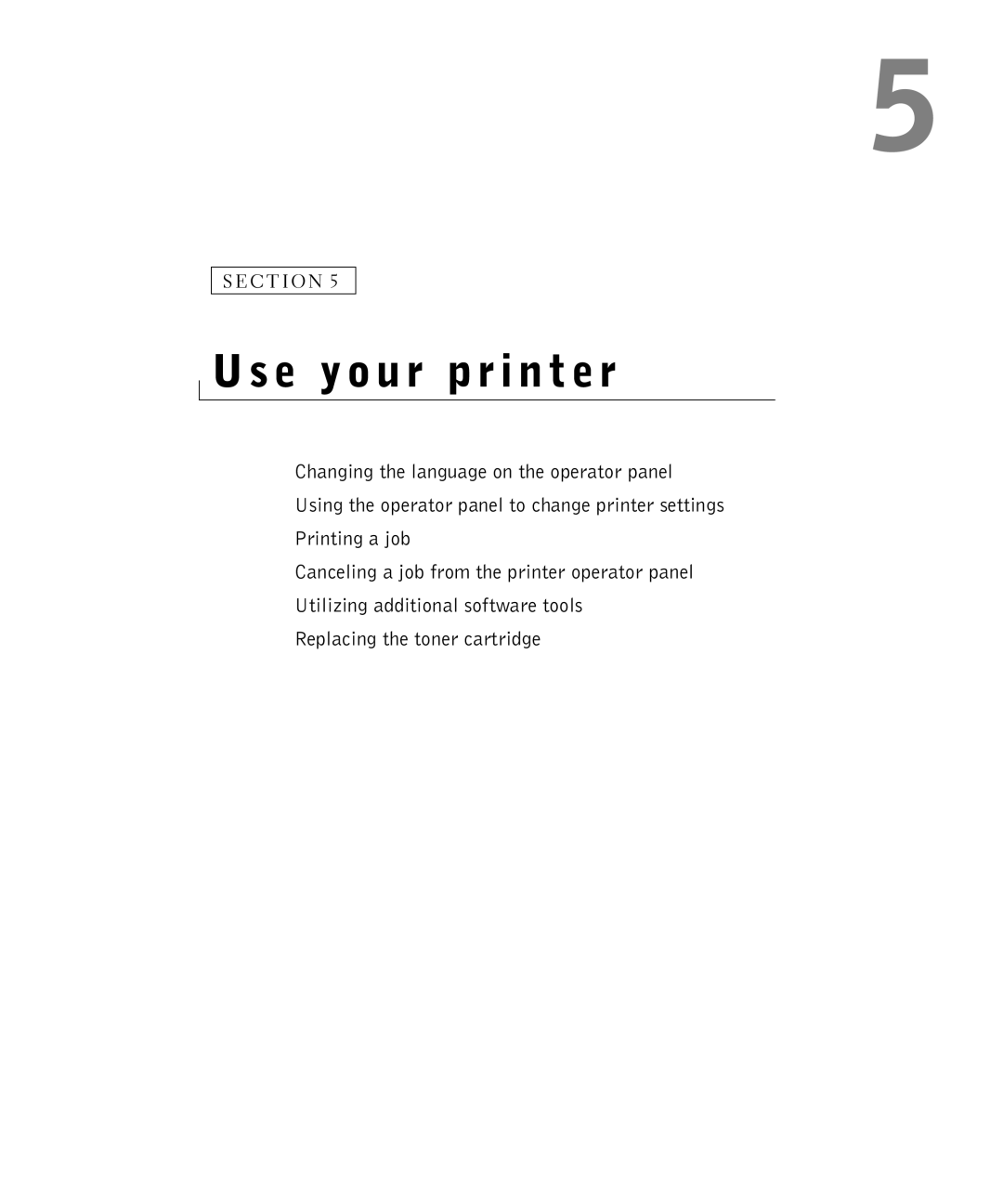 Dell M5200 owner manual Use your printer 