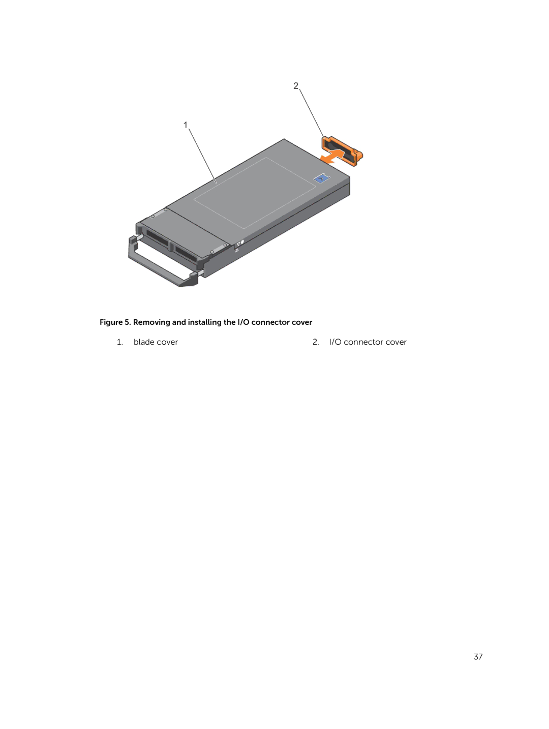 Dell M630 owner manual Blade cover O connector cover 