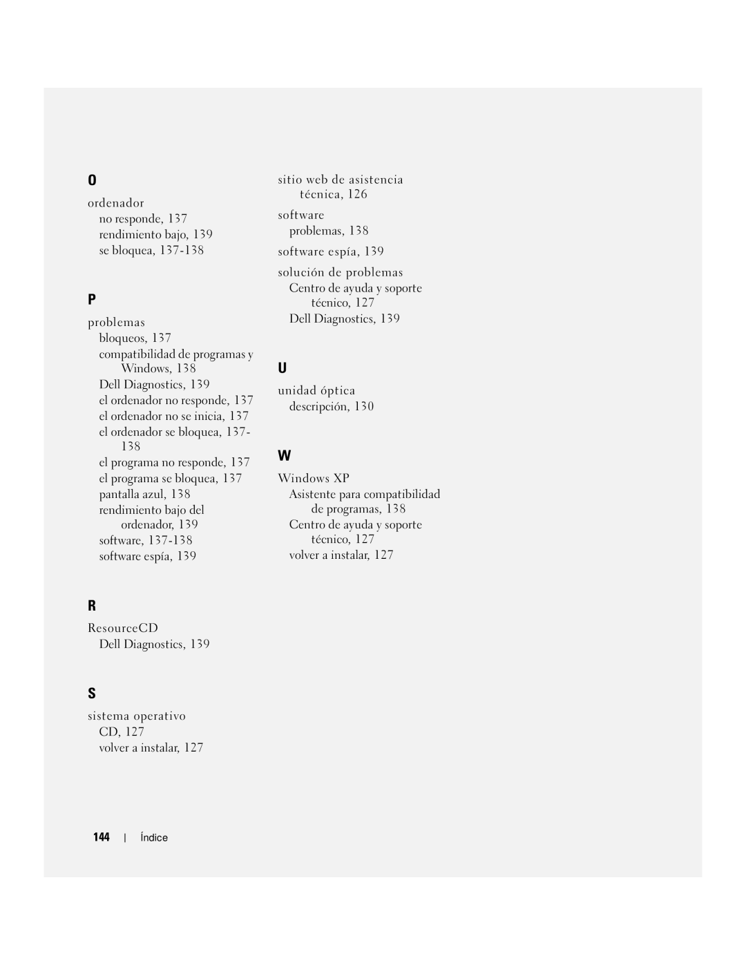 Dell M90 manual 144 