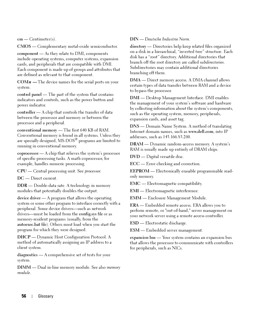 Dell MD1000 owner manual DIN Deutsche Industrie Norm 