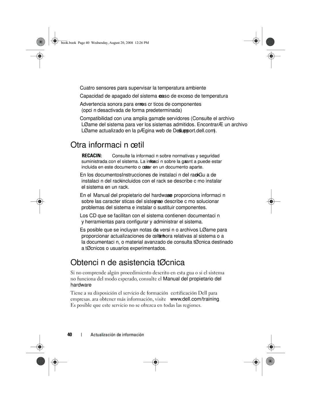 Dell MD1120 manual Otra información útil, Obtención de asistencia técnica 