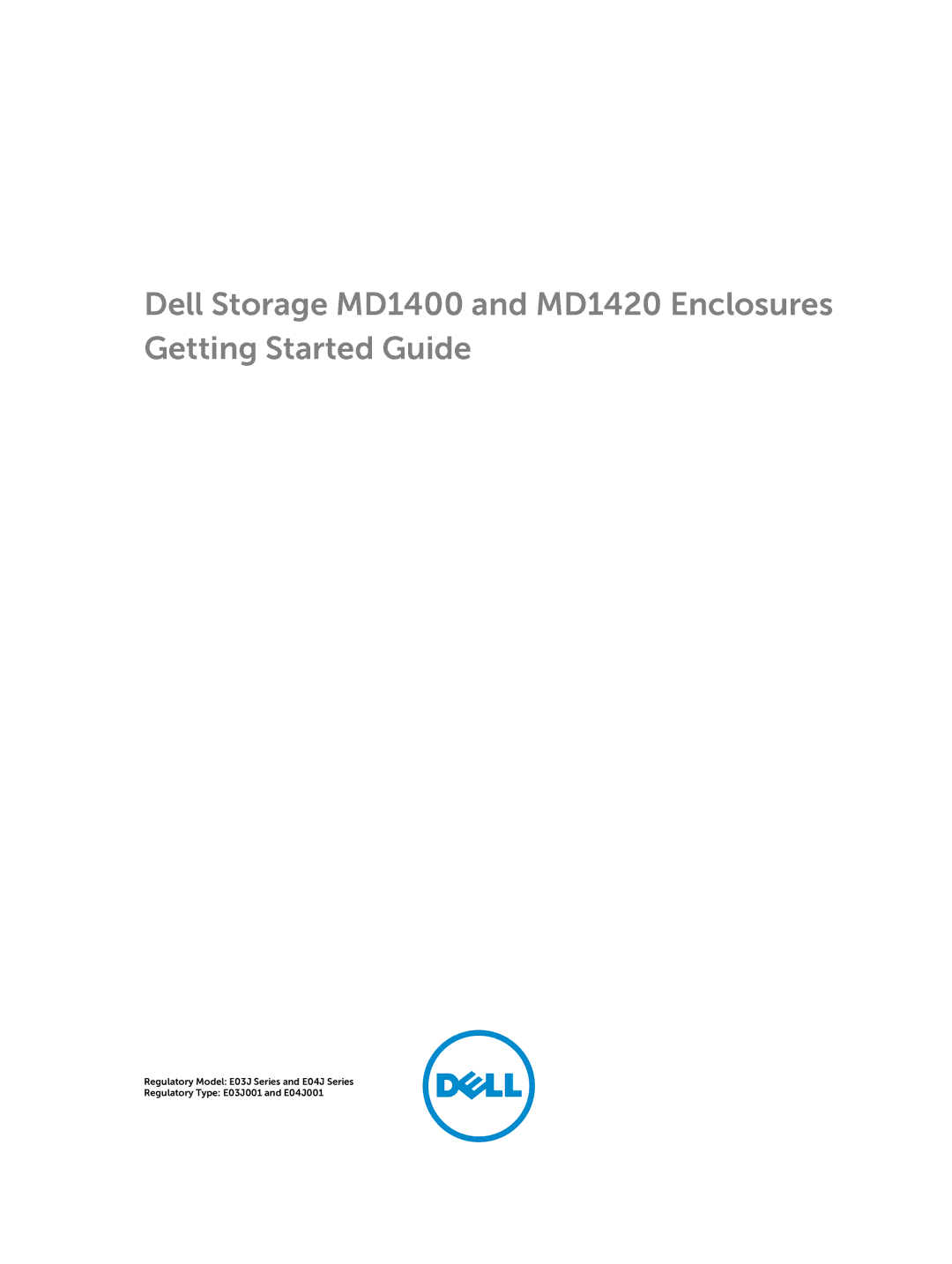 Dell MD1420, MD1400 manual 