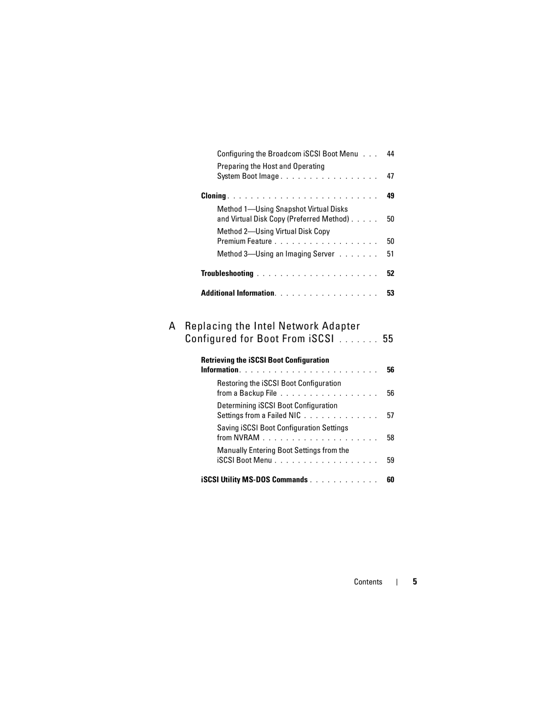 Dell MD3000I manual Preparing the Host and Operating 