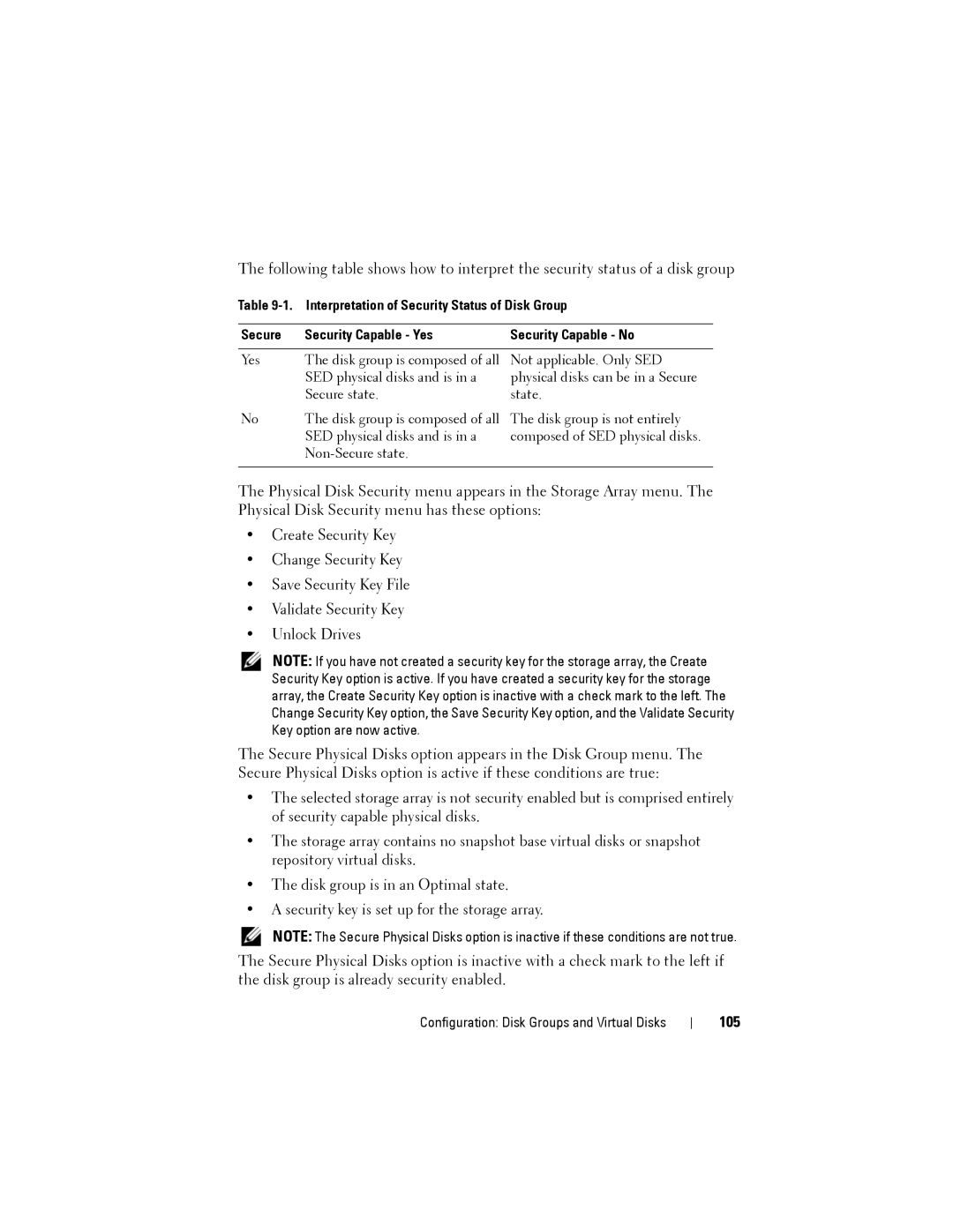 Dell MD3220, MD3200 owner manual 105 