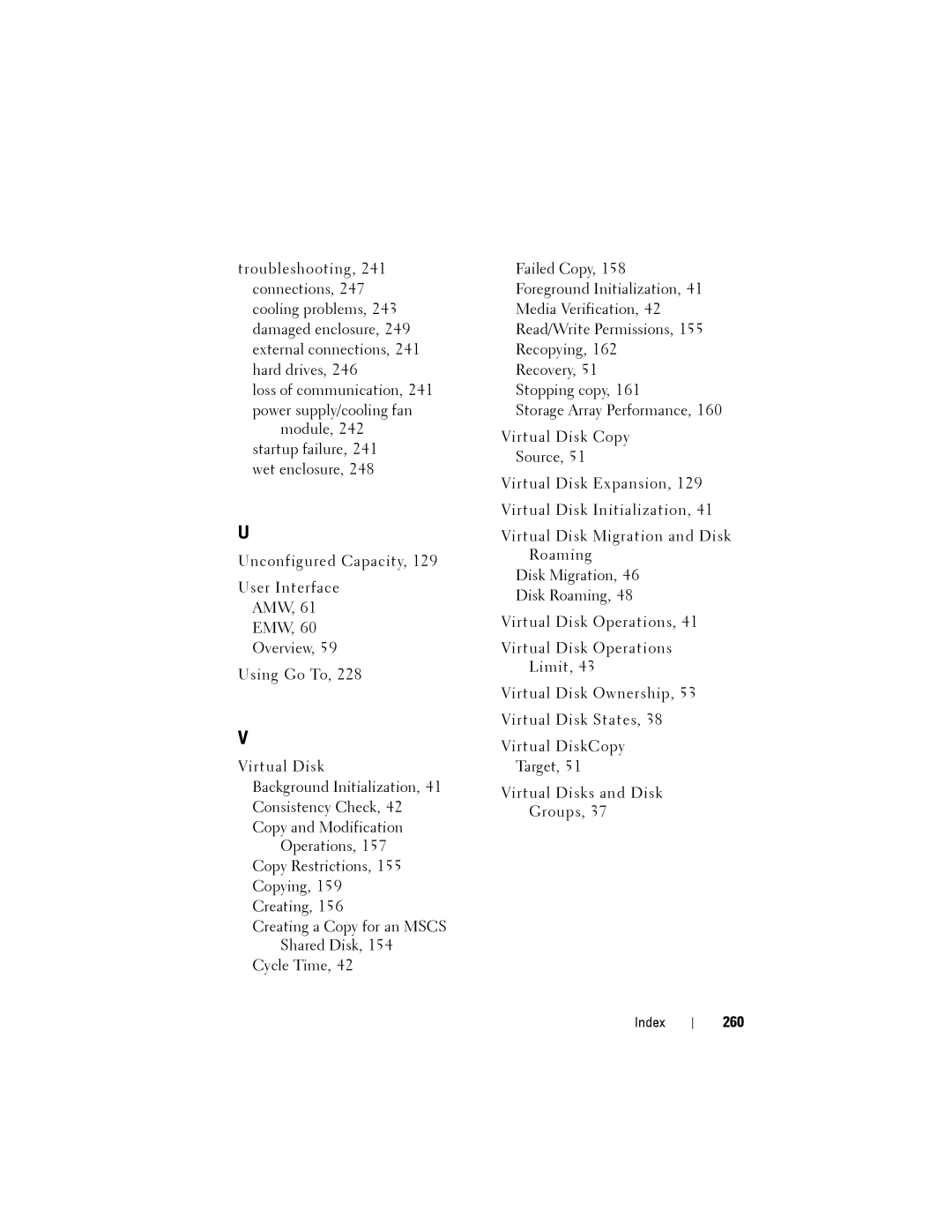 Dell MD3200, MD3220 owner manual 260 