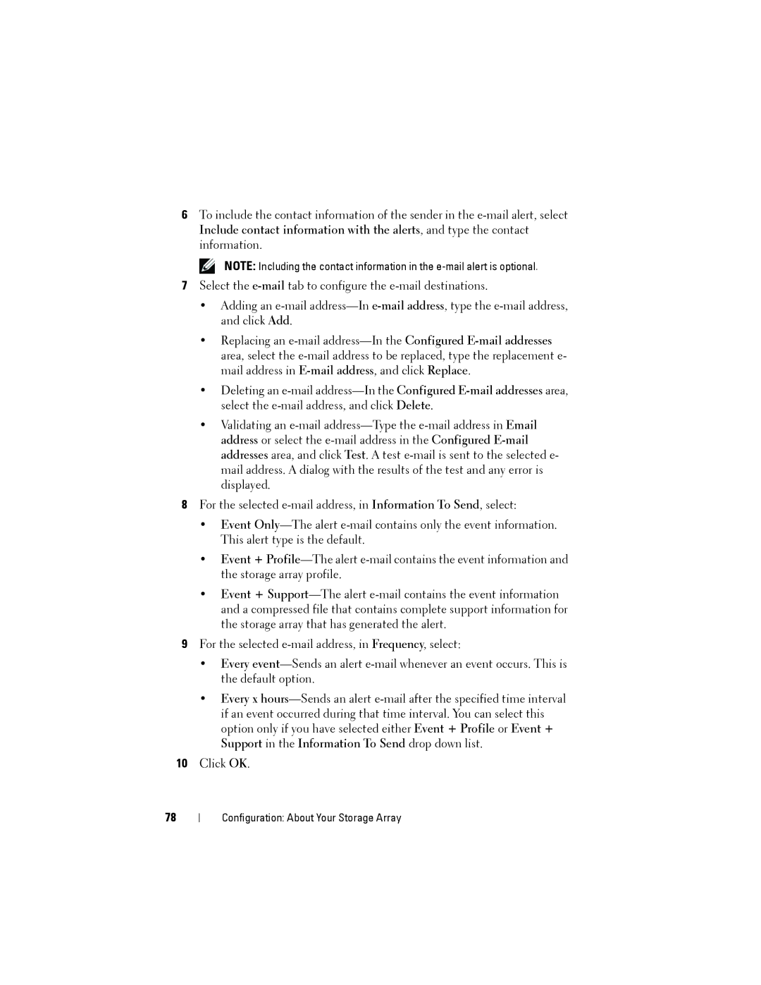 Dell MD3200, MD3220 owner manual Configuration About Your Storage Array 