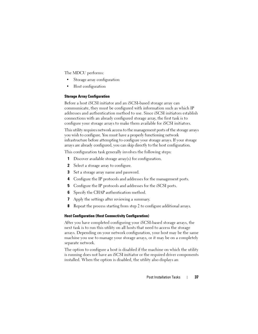 Dell MD3220, MD3200 manual Storage Array Configuration 