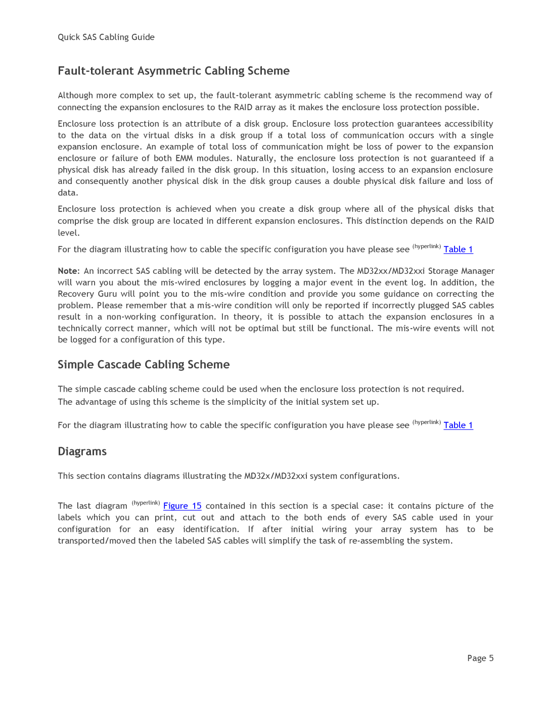 Dell MD3200i manual Fault-tolerant Asymmetric Cabling Scheme 