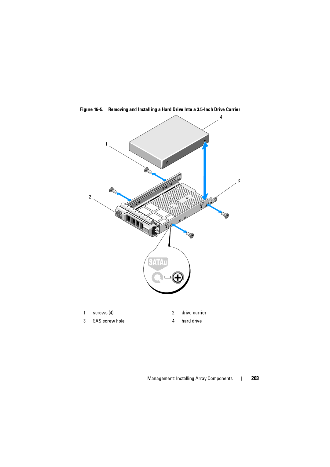 Dell MD3200i, MD3220i owner manual 203 