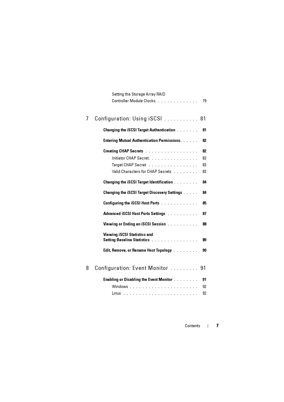 Dell MD3200i, MD3220i owner manual Setting the Storage Array RAID, Edit, Remove, or Rename Host Topology 