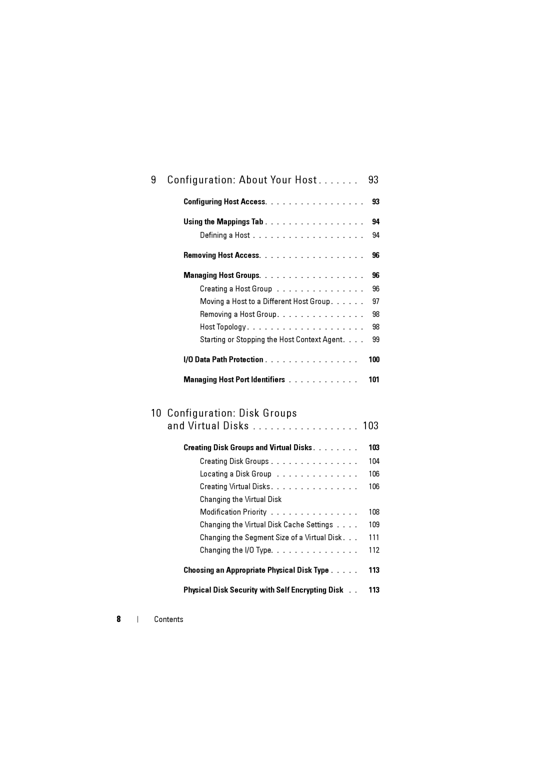 Dell MD3220i, MD3200i owner manual Managing Host Port Identifiers, 103, 113 