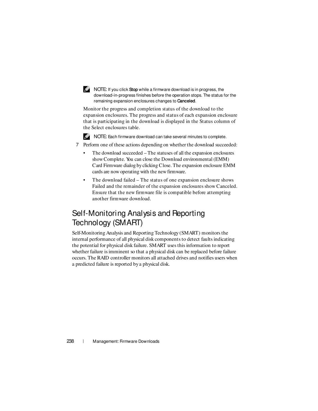 Dell MD3600f, MD3620F owner manual Self-Monitoring Analysis and Reporting Technology Smart, 238 