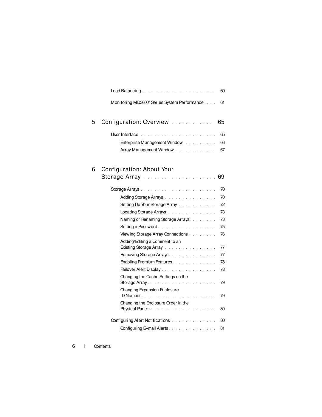 Dell MD3600f, MD3620F owner manual Configuration About Your, Configuring Alert Notifications Configuring E-mail Alerts 