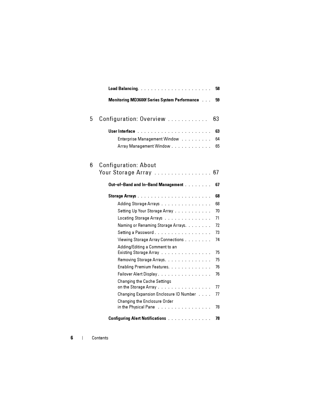 Dell MD3600f, MD3620F owner manual Configuration About, Configuring Alert Notifications 