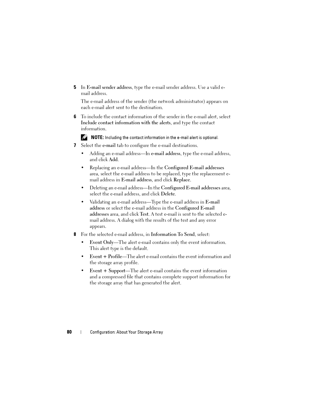 Dell MD3600f, MD3620F owner manual Configuration About Your Storage Array 