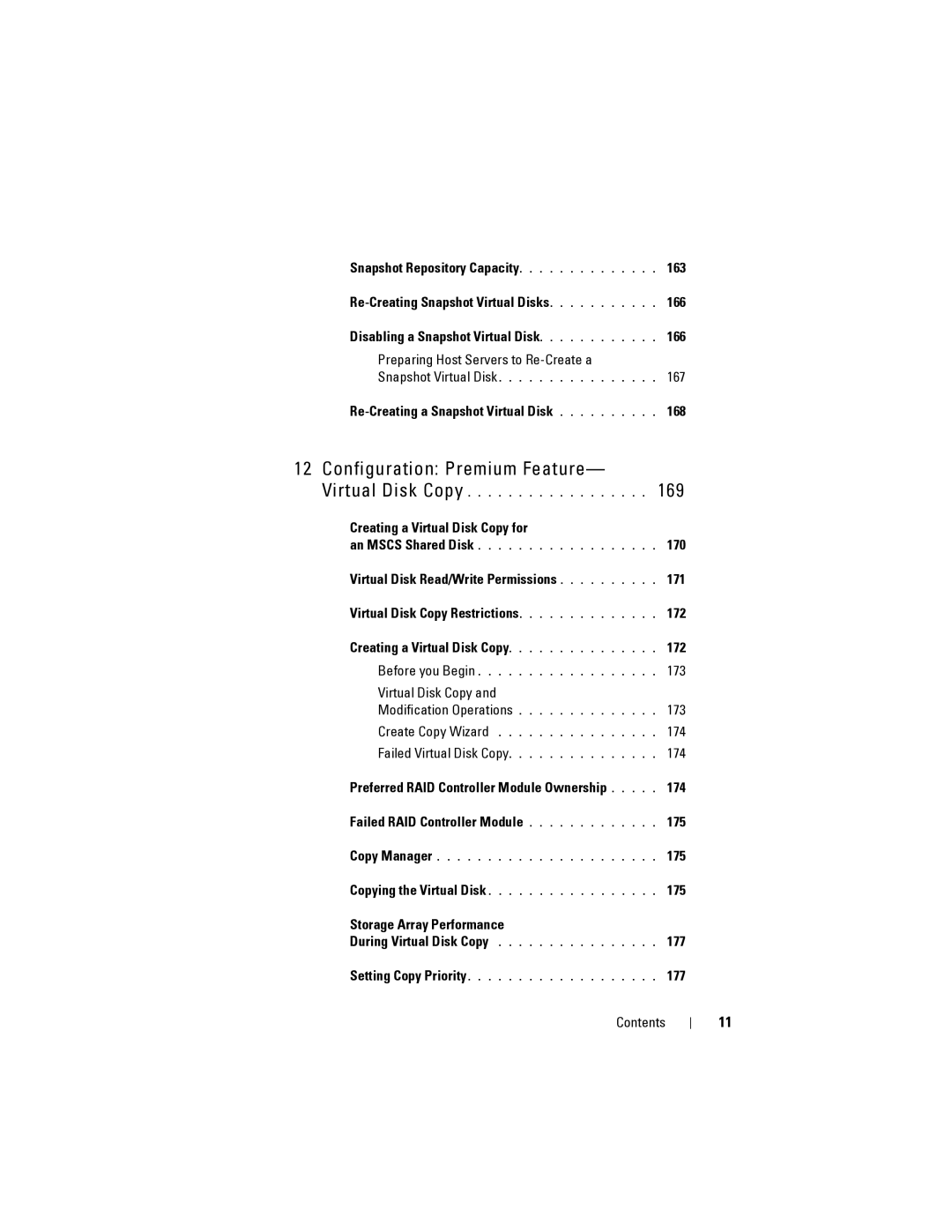 Dell MD3600I Re-Creating a Snapshot Virtual Disk, Creating a Virtual Disk Copy for, Virtual Disk Copy Restrictions 