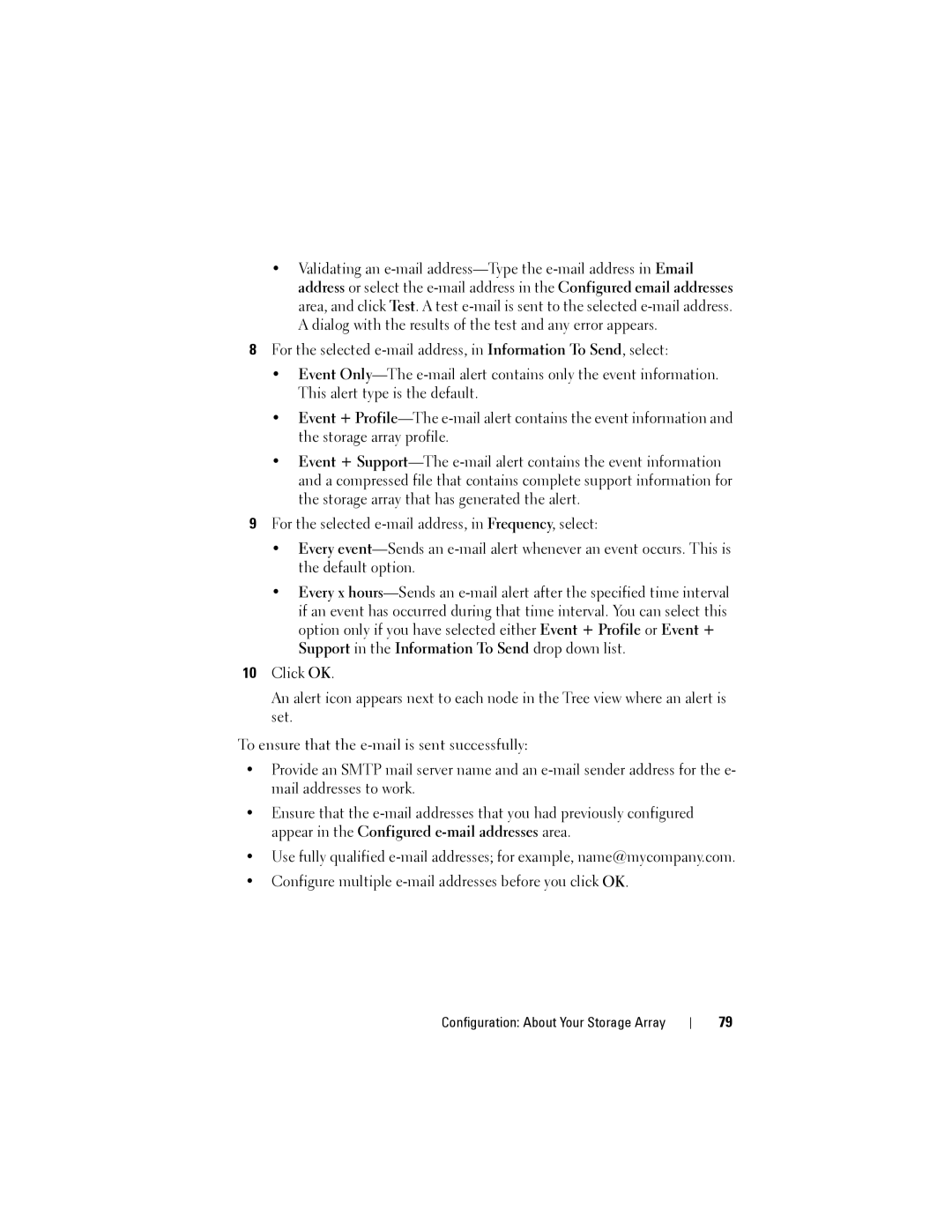 Dell MD3600I, MD3620I owner manual Configuration About Your Storage Array 