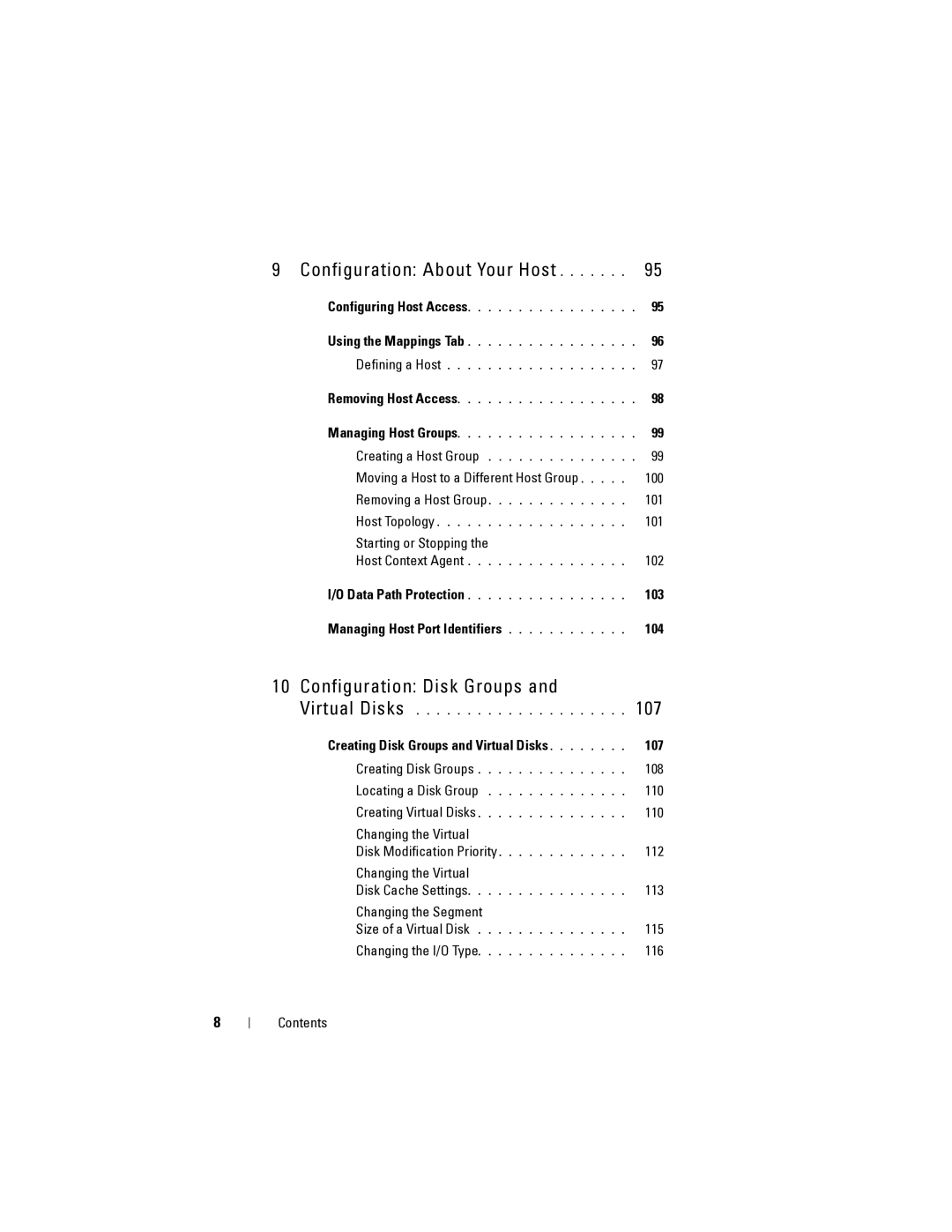 Dell MD3620I, MD3600I owner manual 103, Managing Host Port Identifiers 104, 107 