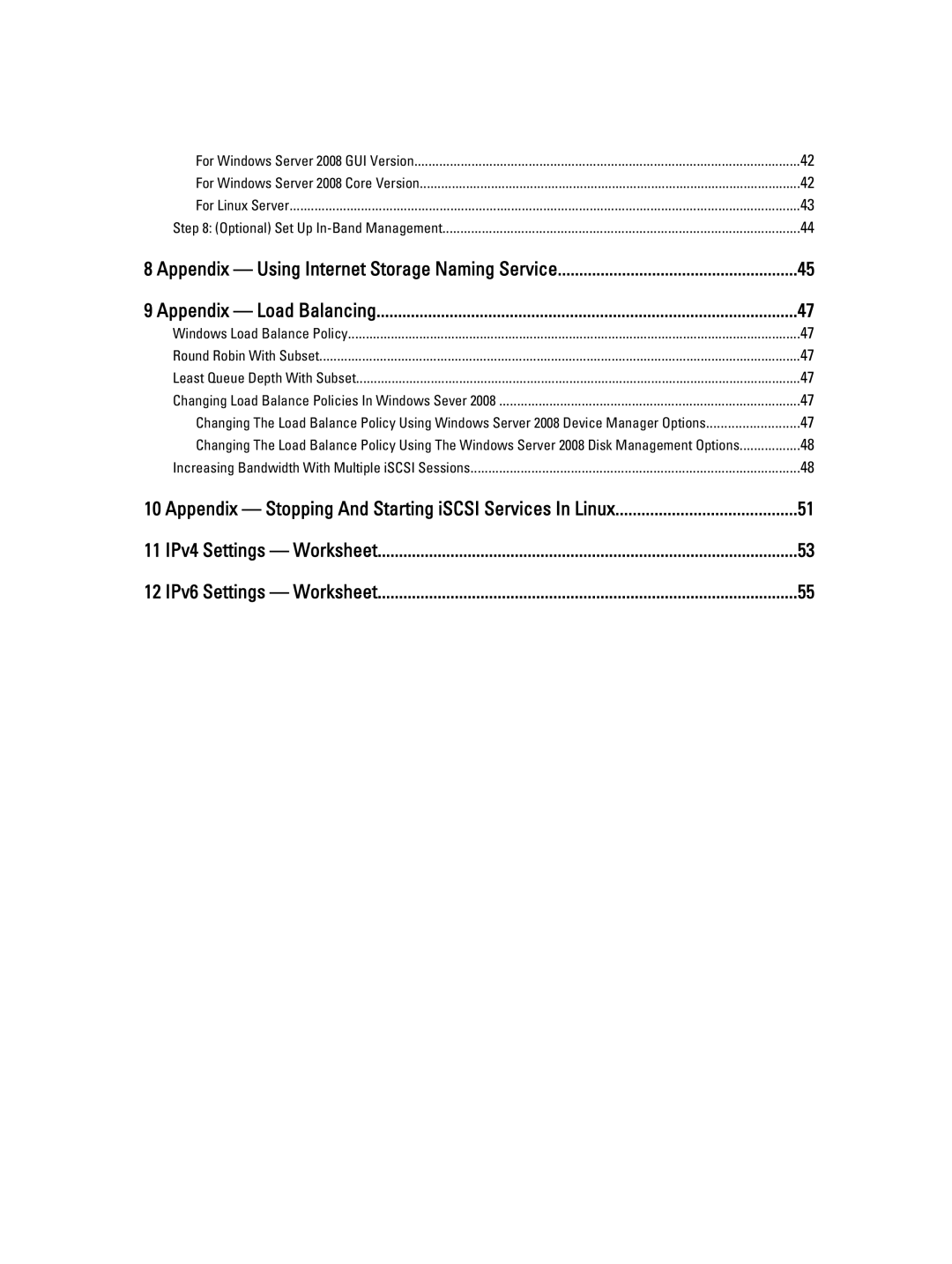 Dell MD3660I manual Increasing Bandwidth With Multiple iSCSI Sessions 