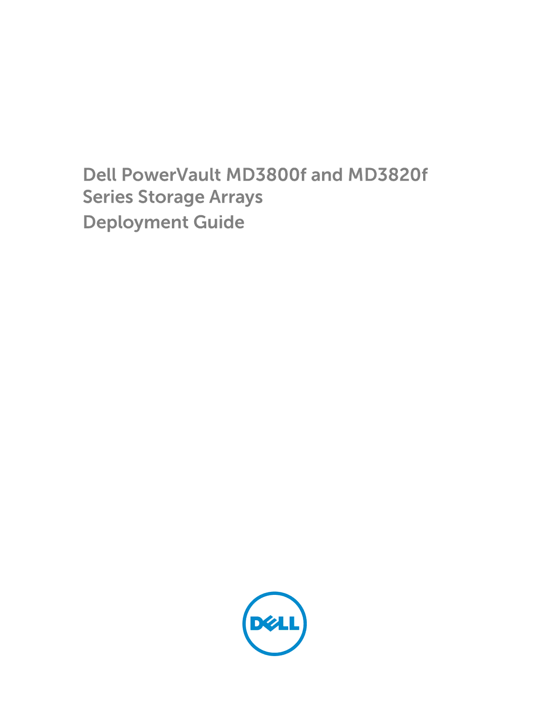 Dell MD3800f, MD3820f manual 