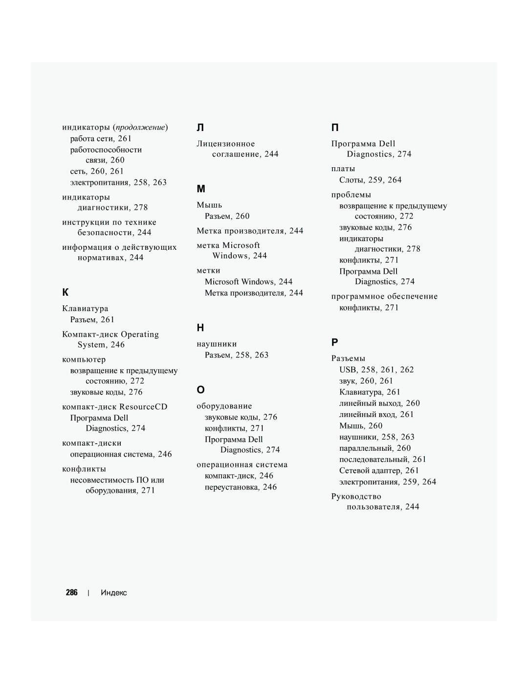 Dell MD504 manual 286 