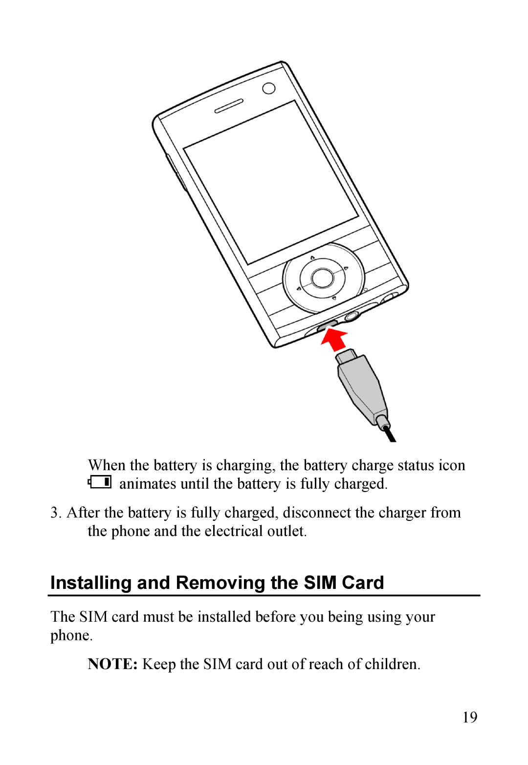 Dell MINI 3T1 manual Installing and Removing the SIM Card 