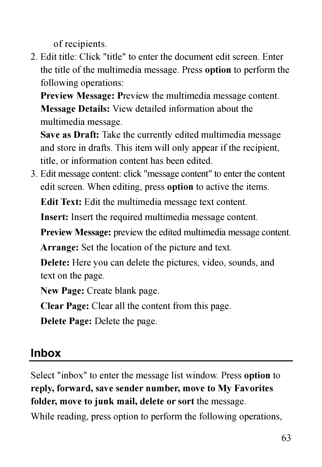 Dell MINI 3T1 manual Inbox 