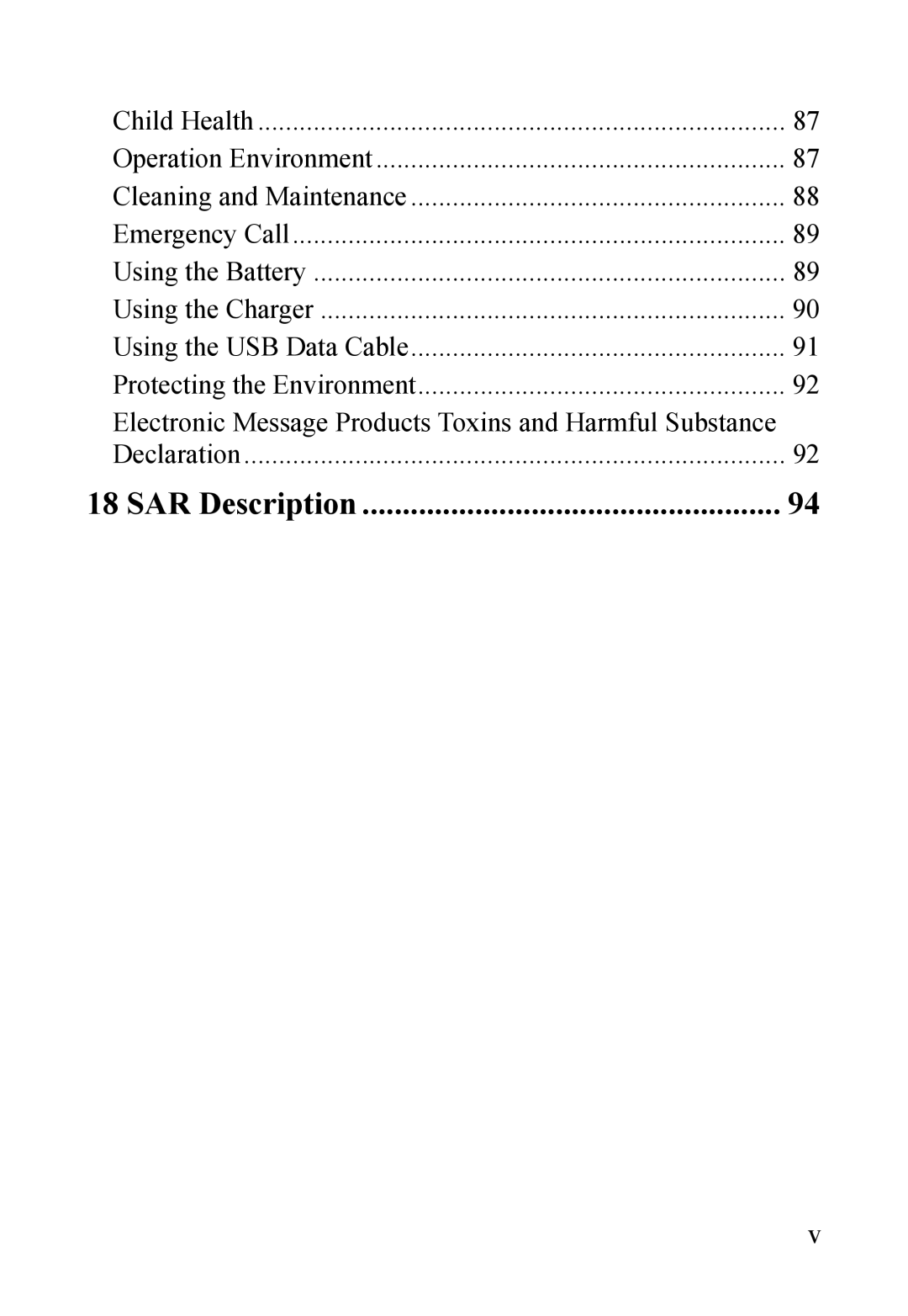 Dell MINI 3T1 manual SAR Description 