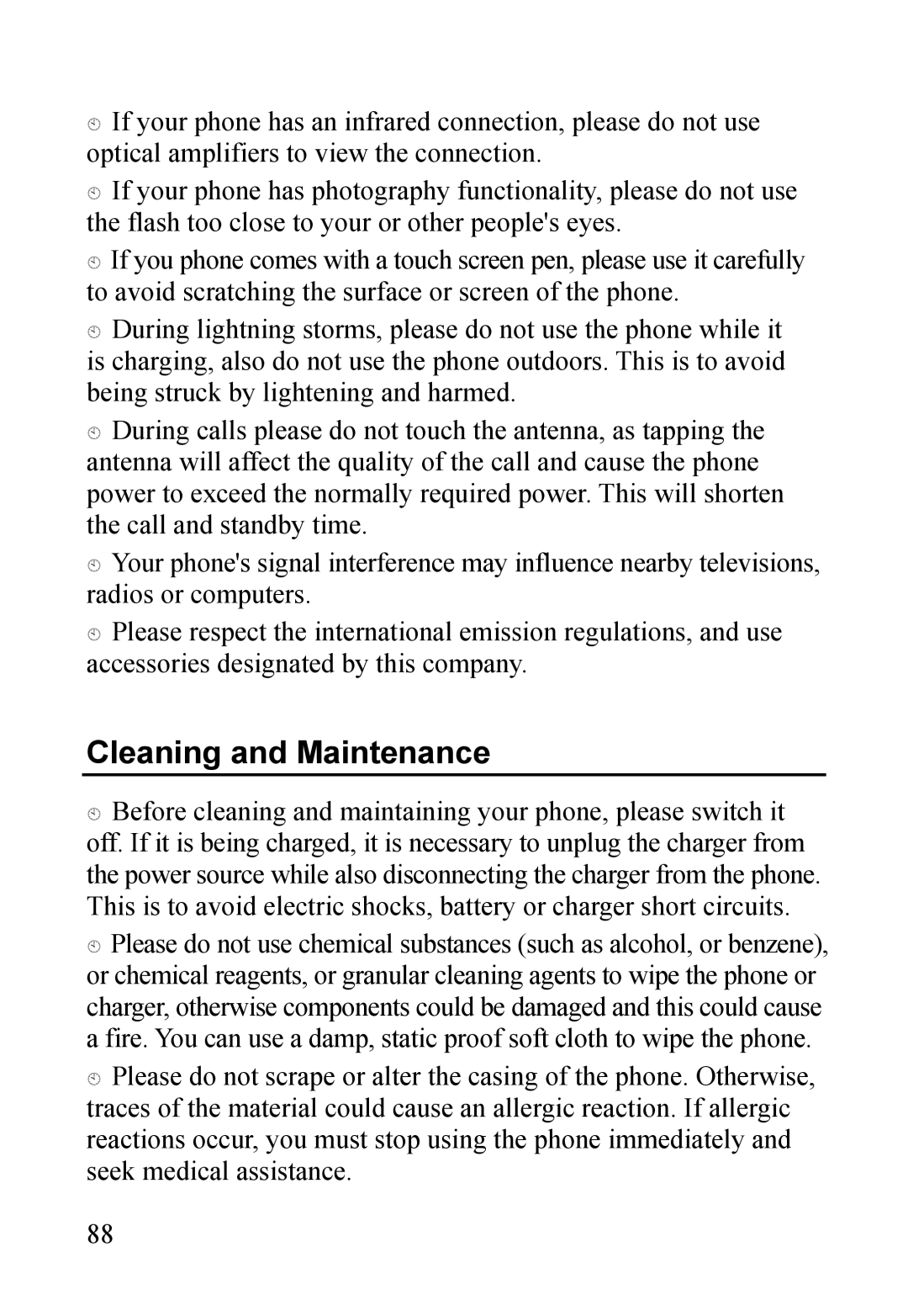 Dell MINI 3T1 manual Cleaning and Maintenance 