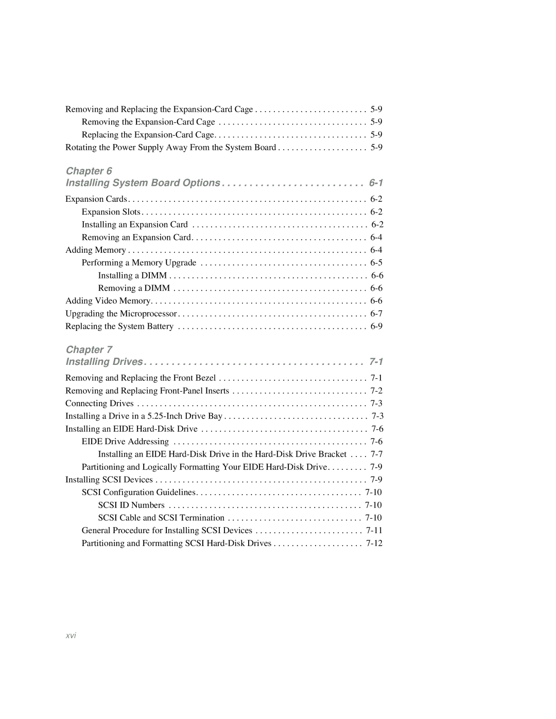 Dell Mini Tower System manual Chapter Installing System Board Options 