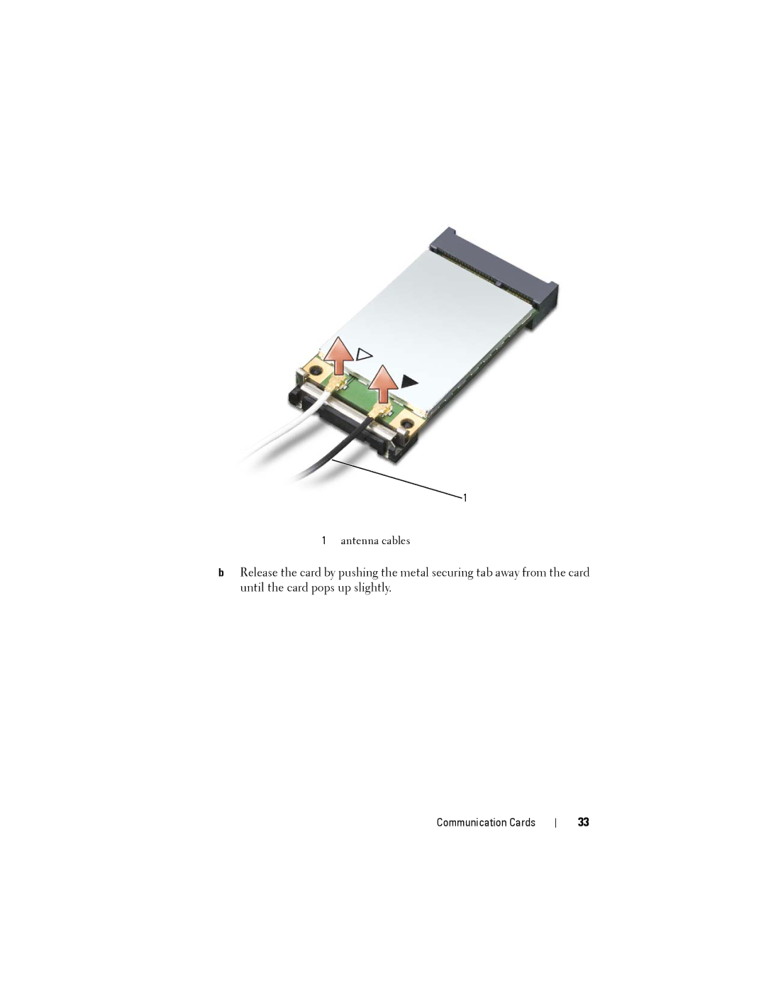 Dell Model PP06XA service manual Antenna cables 