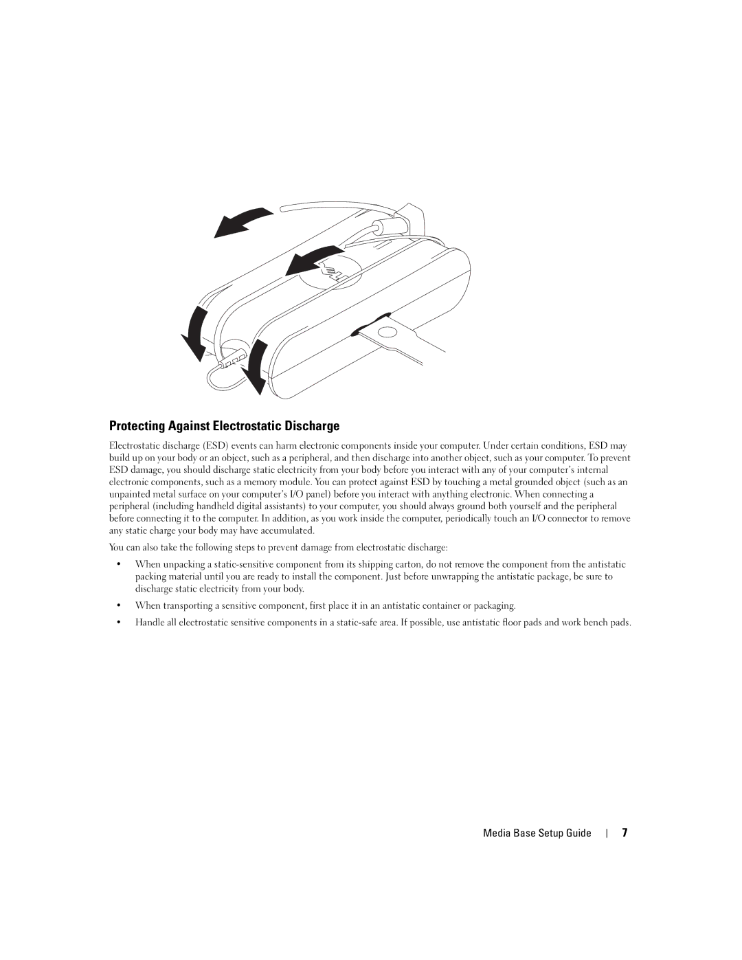 Dell Model PR09S setup guide Protecting Against Electrostatic Discharge 