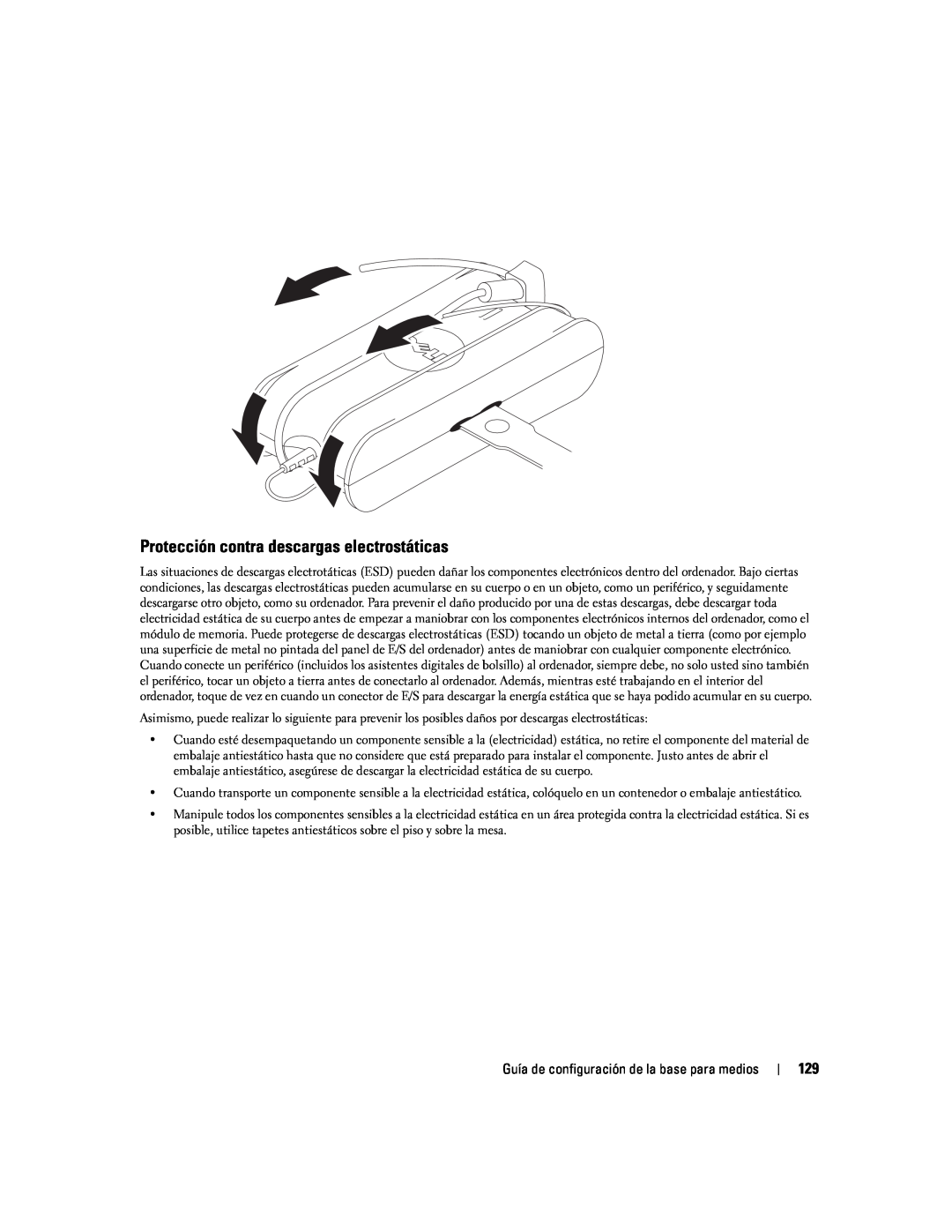 Dell Model PR09S setup guide Protección contra descargas electrostáticas 