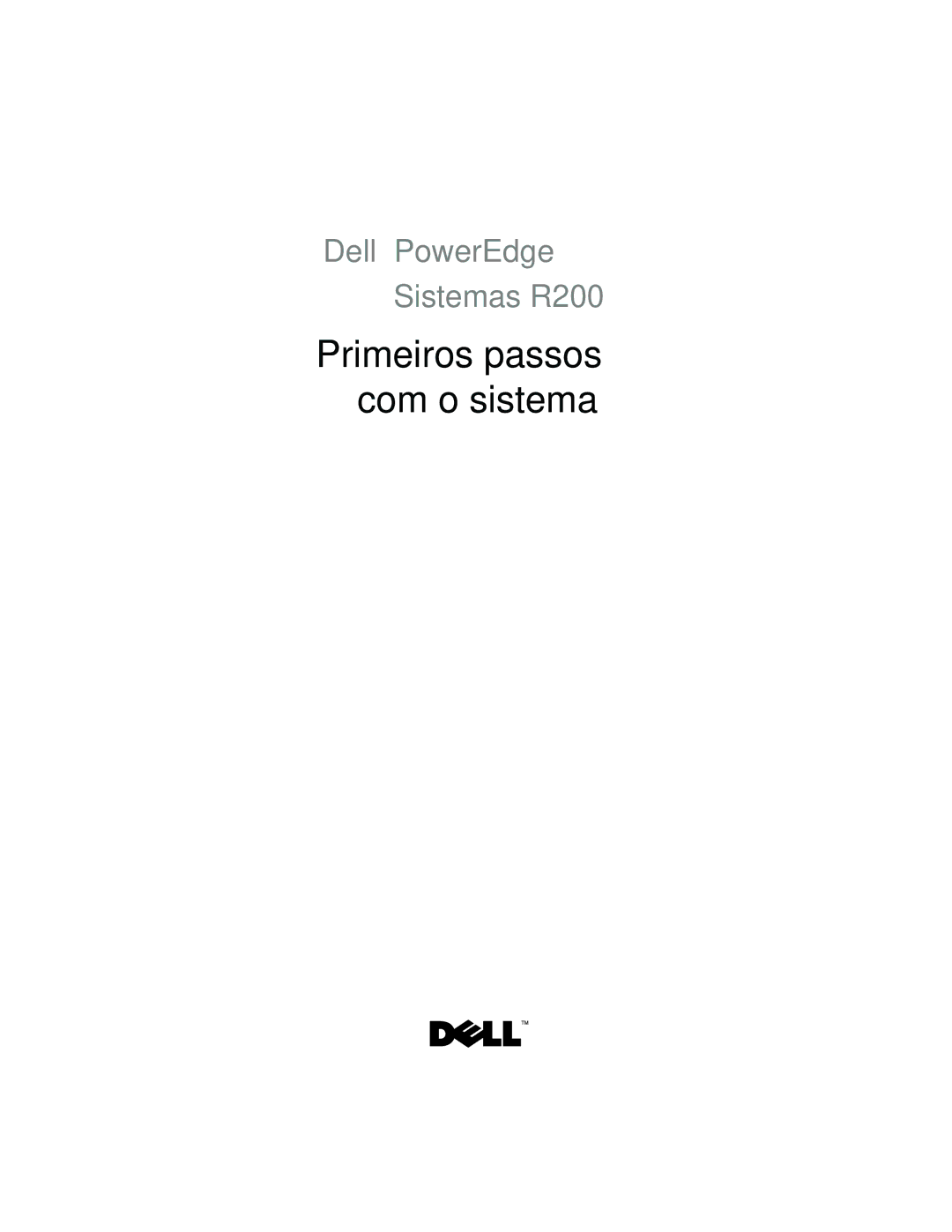 Dell MP148 manual Primeiros passos com o sistema 