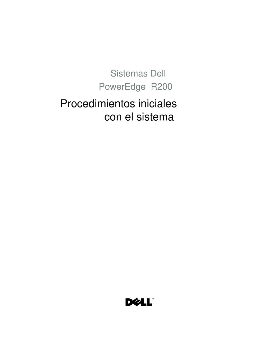 Dell MP148 manual Procedimientos iniciales con el sistema 