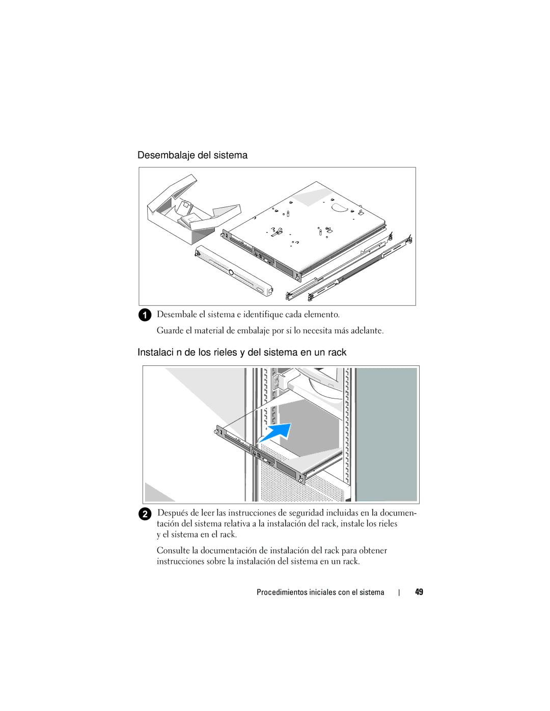 Dell MP148 manual Desembalaje del sistema 