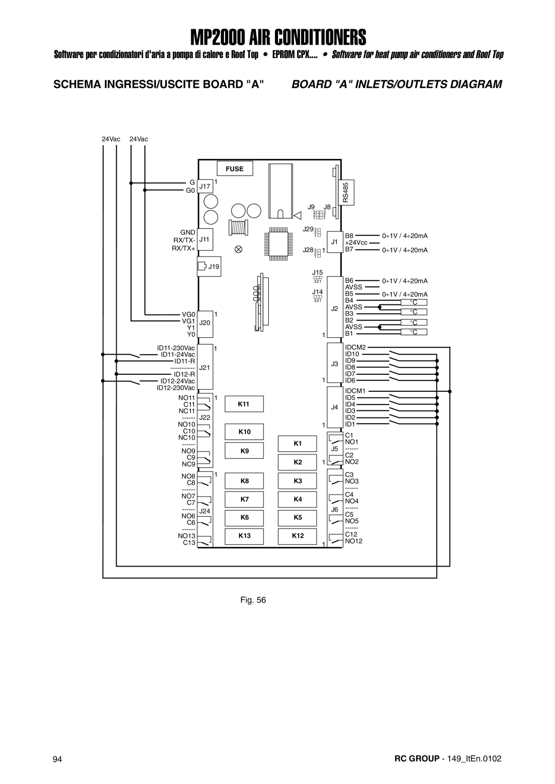 Dell MP2000 manual 24Vac 24Vac 