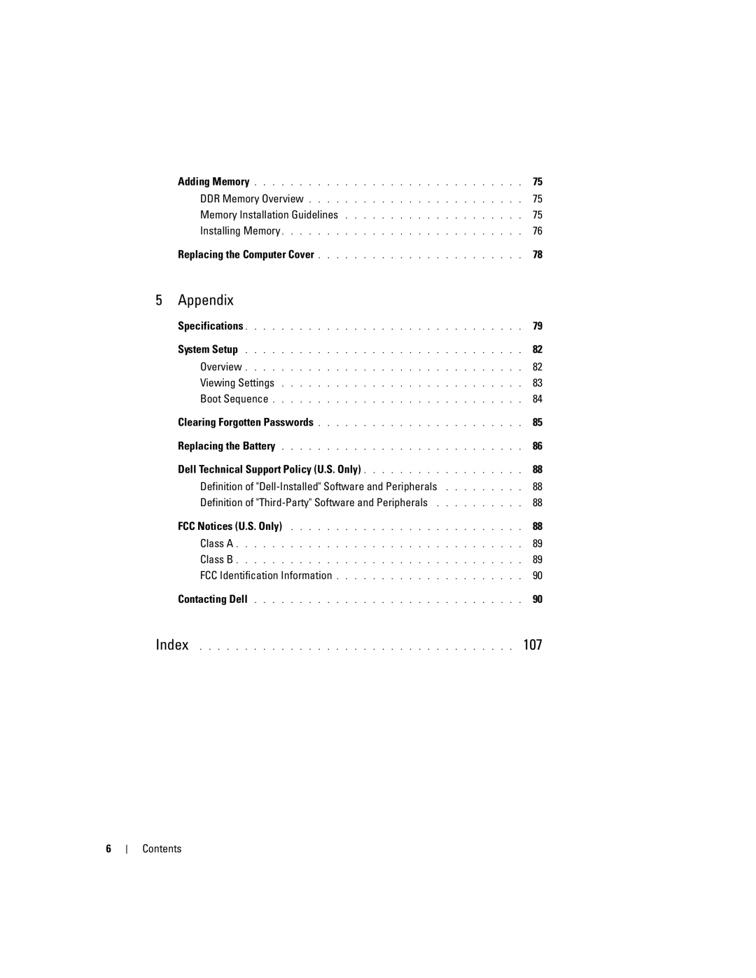 Dell MTC2, G7279, DMC manual Appendix 