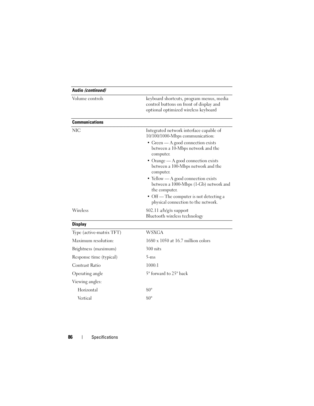 Dell MTG owner manual Nic 