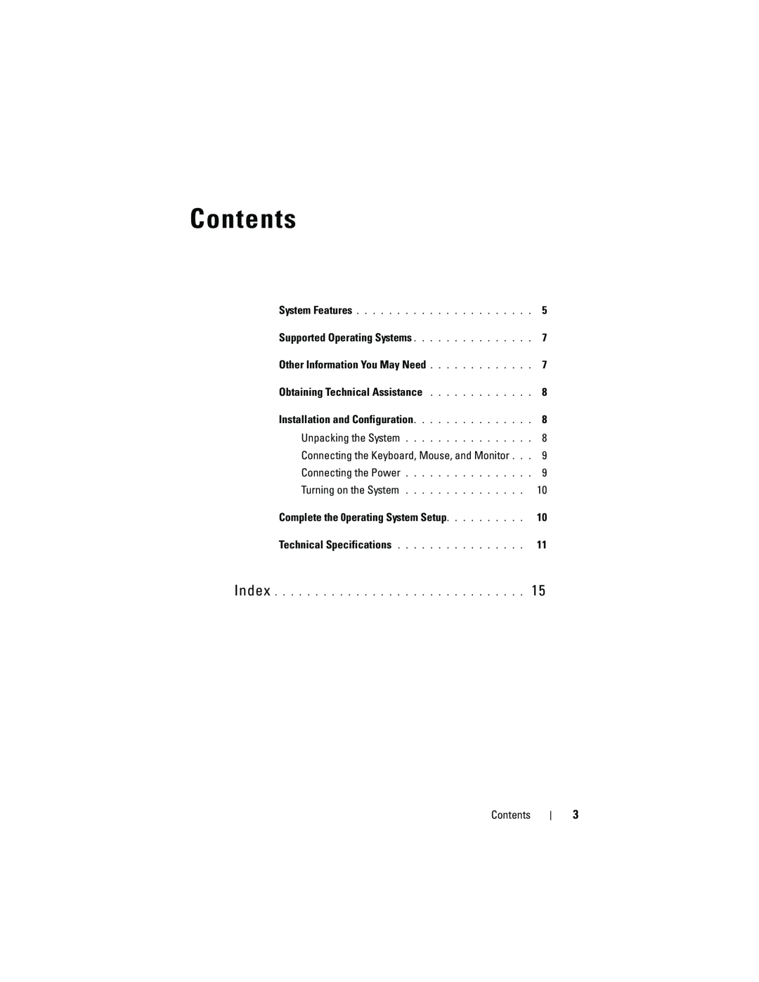 Dell JU892, MVT01 manual Contents 