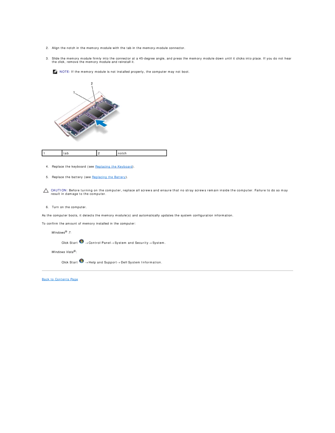 Dell N5030, N5020, M5030 manual Click Start → Control Panel→ System and Security→ System 