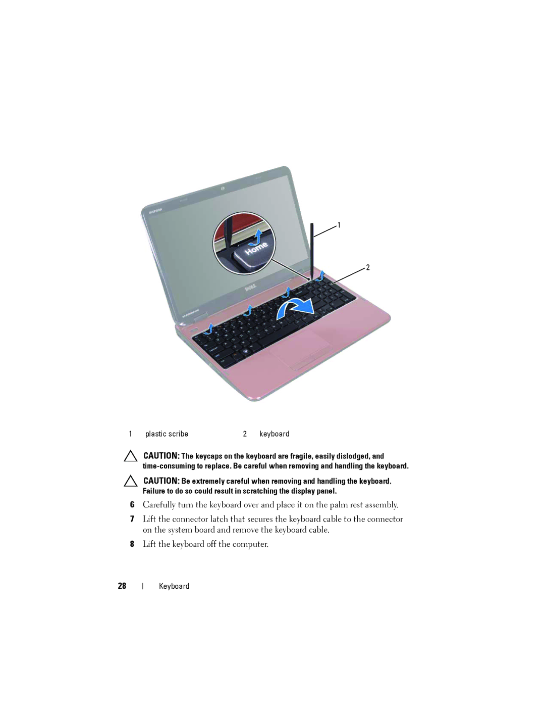 Dell N5110 service manual Plastic scribe 