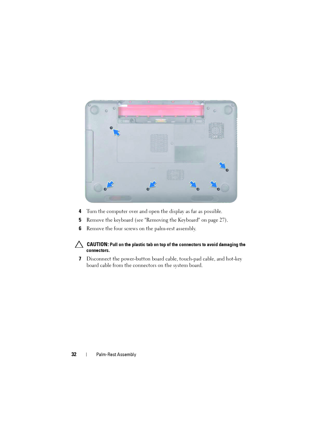 Dell N5110 service manual Palm-Rest Assembly 