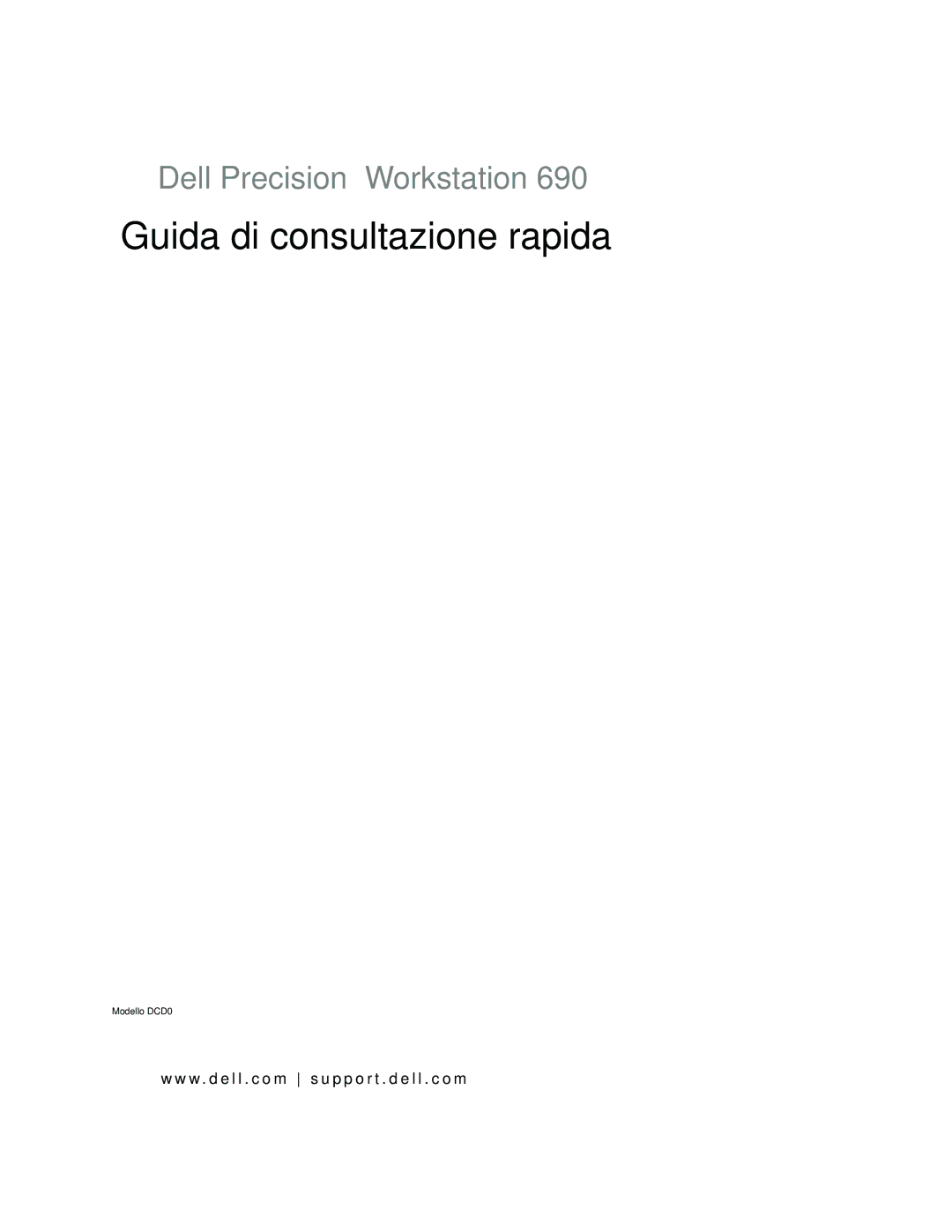 Dell ND218 manual Guida di consultazione rapida 