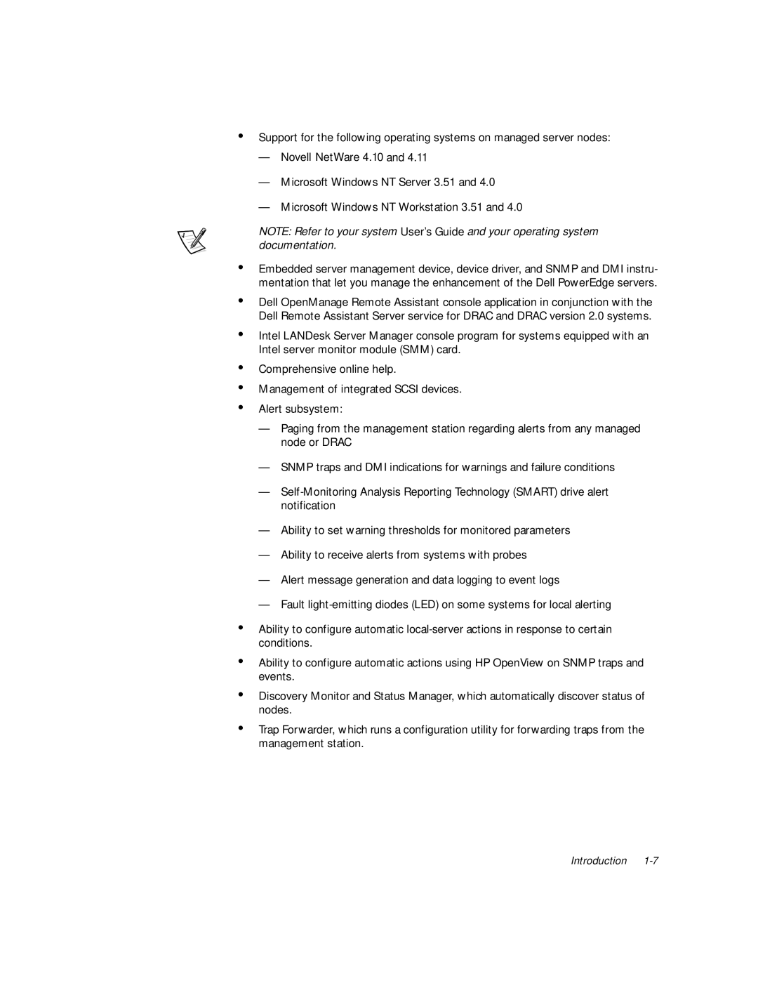 Dell NNM SE 1.2 manual Introduction 