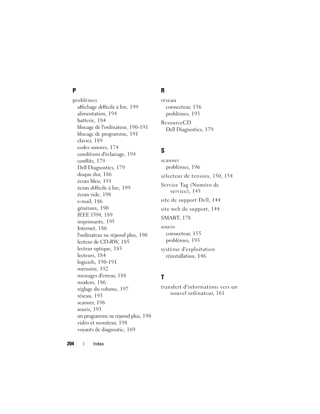 Dell NT505 manual 204 