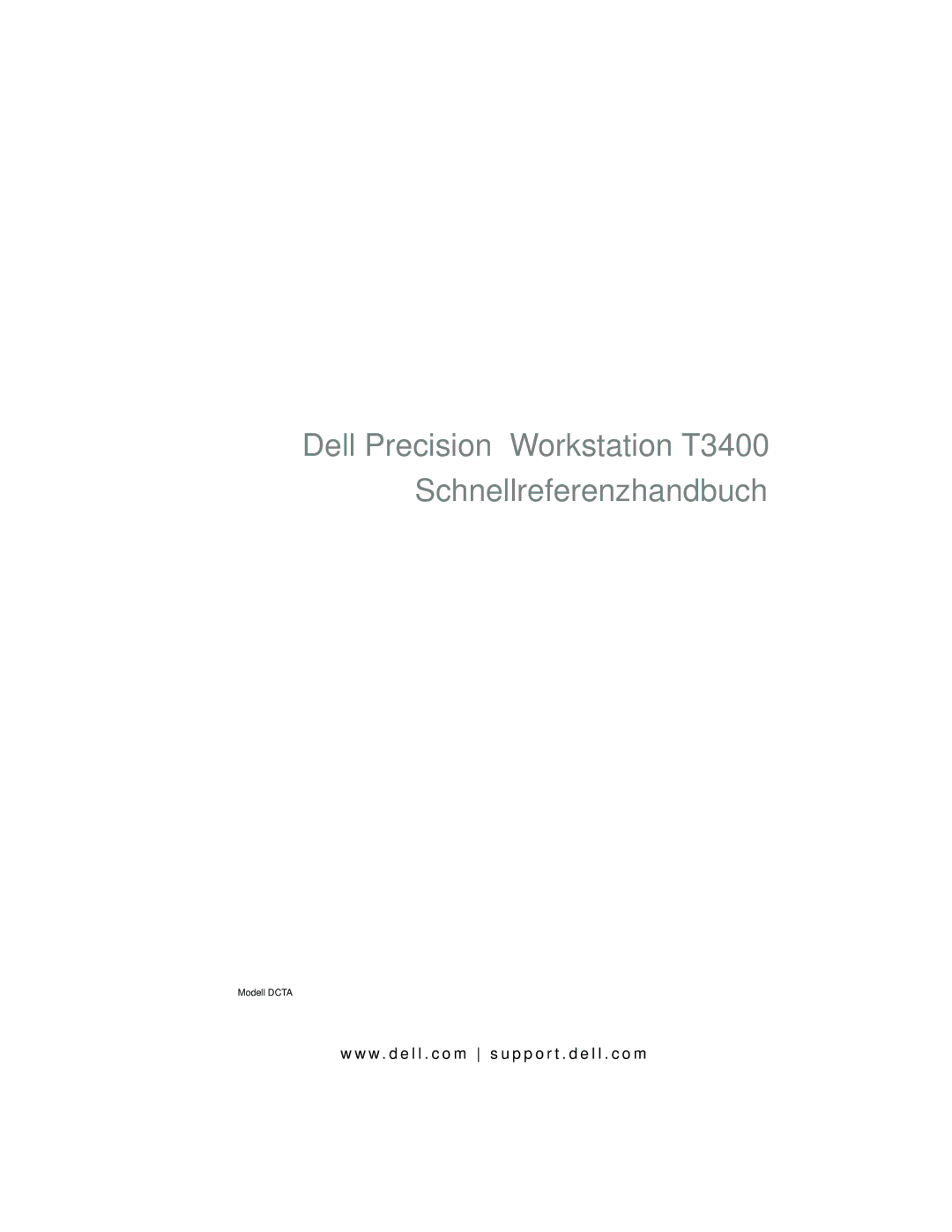 Dell NT505 manual Schnellreferenzhandbuch 