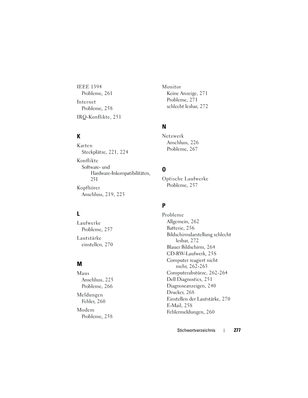 Dell NT505 manual 277 