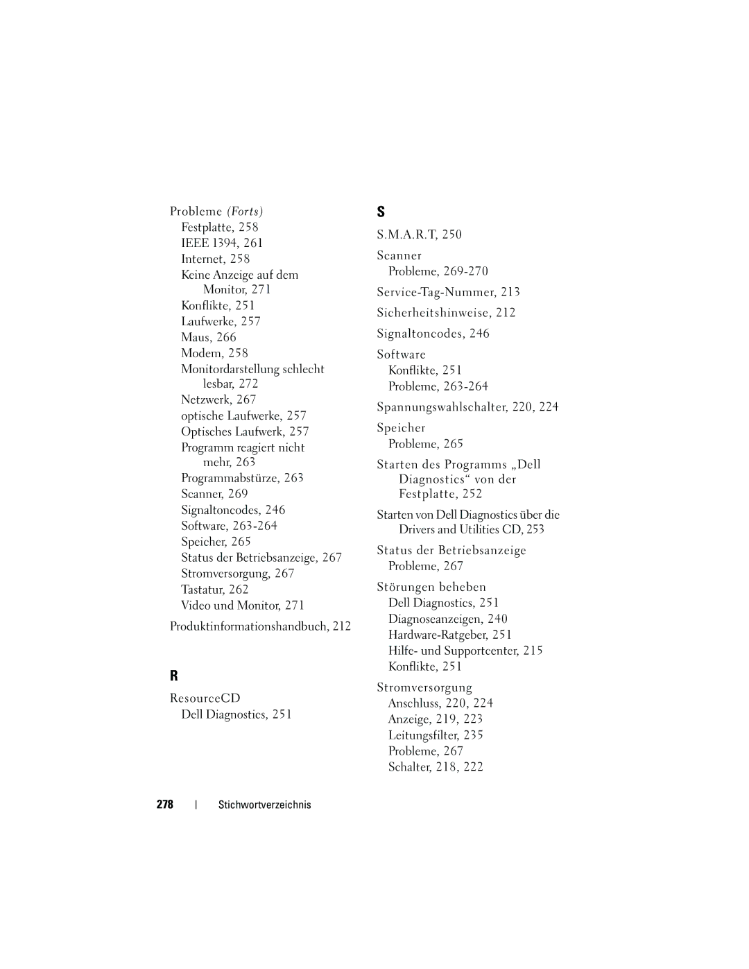 Dell NT505 manual 278 