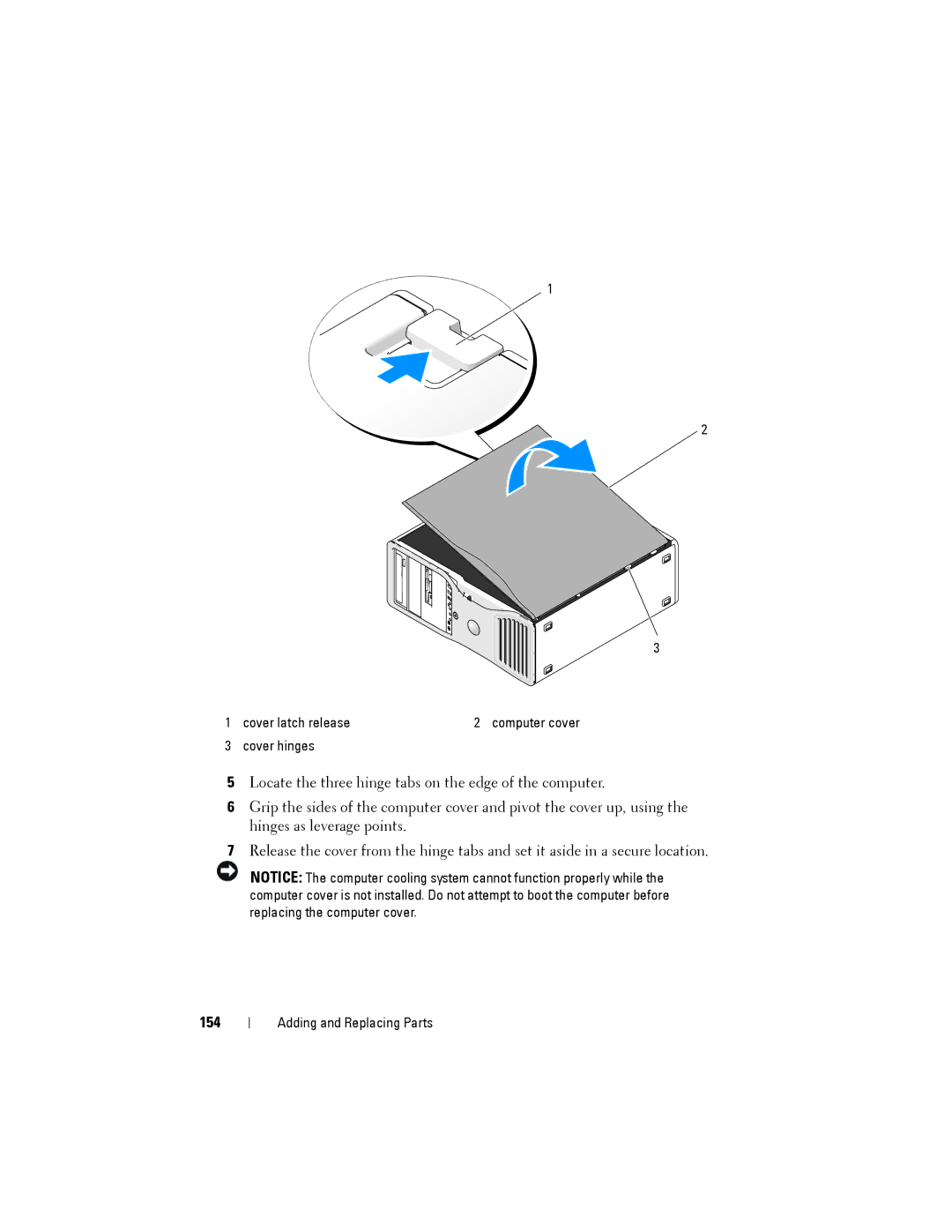 Dell NX046 manual 154 